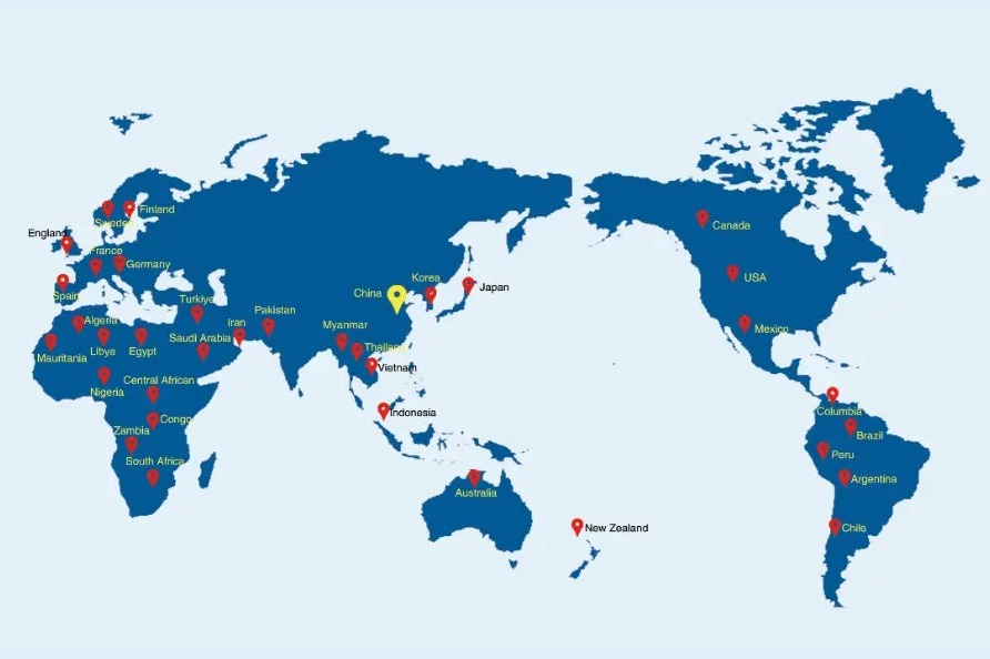 Exported to 60+ Countries